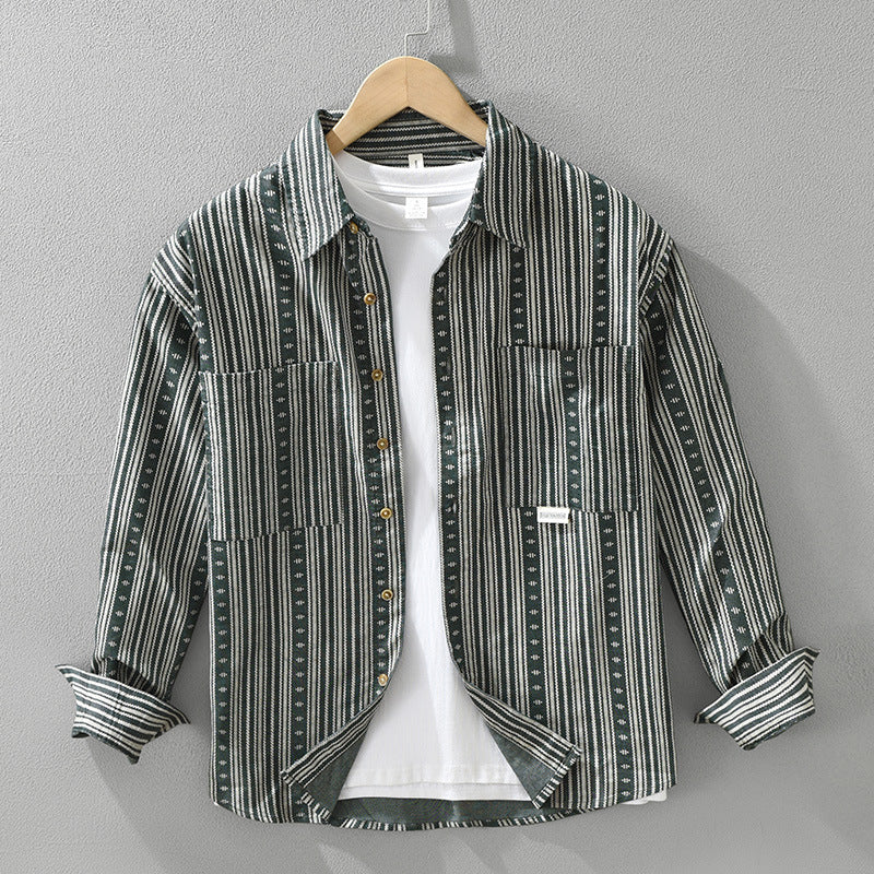 Dirk Striped Long Sleeve Shirt