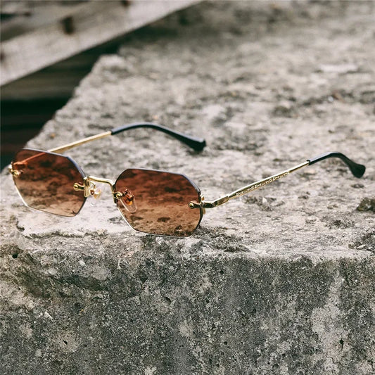 Vintage Rimless sunglasses