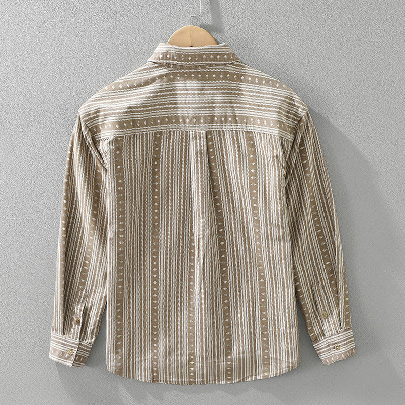 Dirk Striped Long Sleeve Shirt